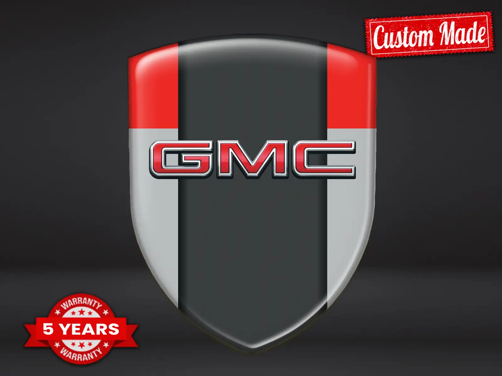 GMC Heckscheibenaufkleber Limitiert Edition Robust